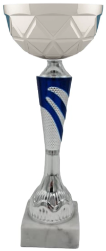 Silver-Blue Horizon Economy Trophy