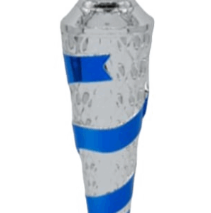 Silver-Blue Vertex Economy Trophy