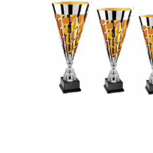 Silver-Gold Apex Laser Trophy