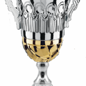 Silver-Gold Crest Alzate Trophy