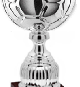 Silver Helix Soccer Trophy 26