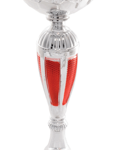 Silver-Red Prime Economy Trophy