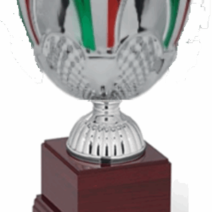 Silver-Tricolor Crest Insalatiere Trophy