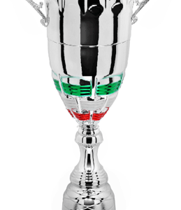 Silver-Tricolor Sterling Alzate Trophy